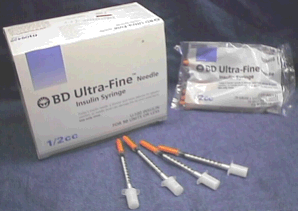 box of syringes