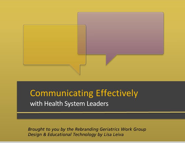 Communicating Effectively with System Leaders